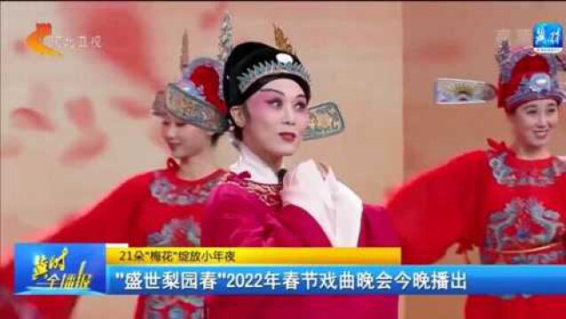 “盛世梨园春”2022年春节戏曲晚会今晚播出