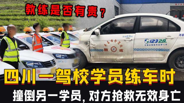 四川一驾校学员练车时撞倒另一学员,对方抢救无效身亡,教练是否有责?