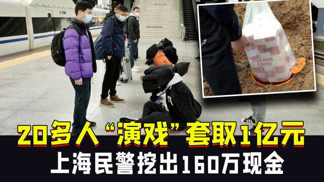 20多人“演戏”套取过桥资金1亿元,上海民警动用挖机挖出160万现金