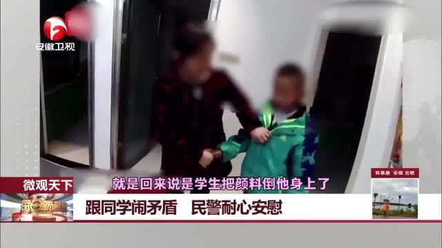 跟同学闹矛盾,湖北二年级男孩求助民警称:被同班女生打了