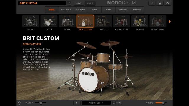 MODO DRUM 1.5 new drum kit