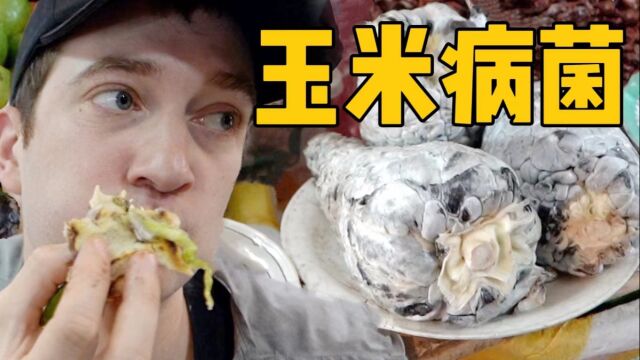 探秘墨西哥街头美食,玉米病菌真的好吃吗?