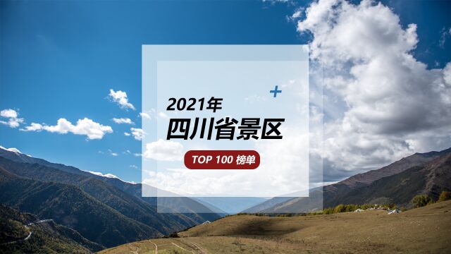 看山看水看四川,2021年四川省景区TOP100榜单