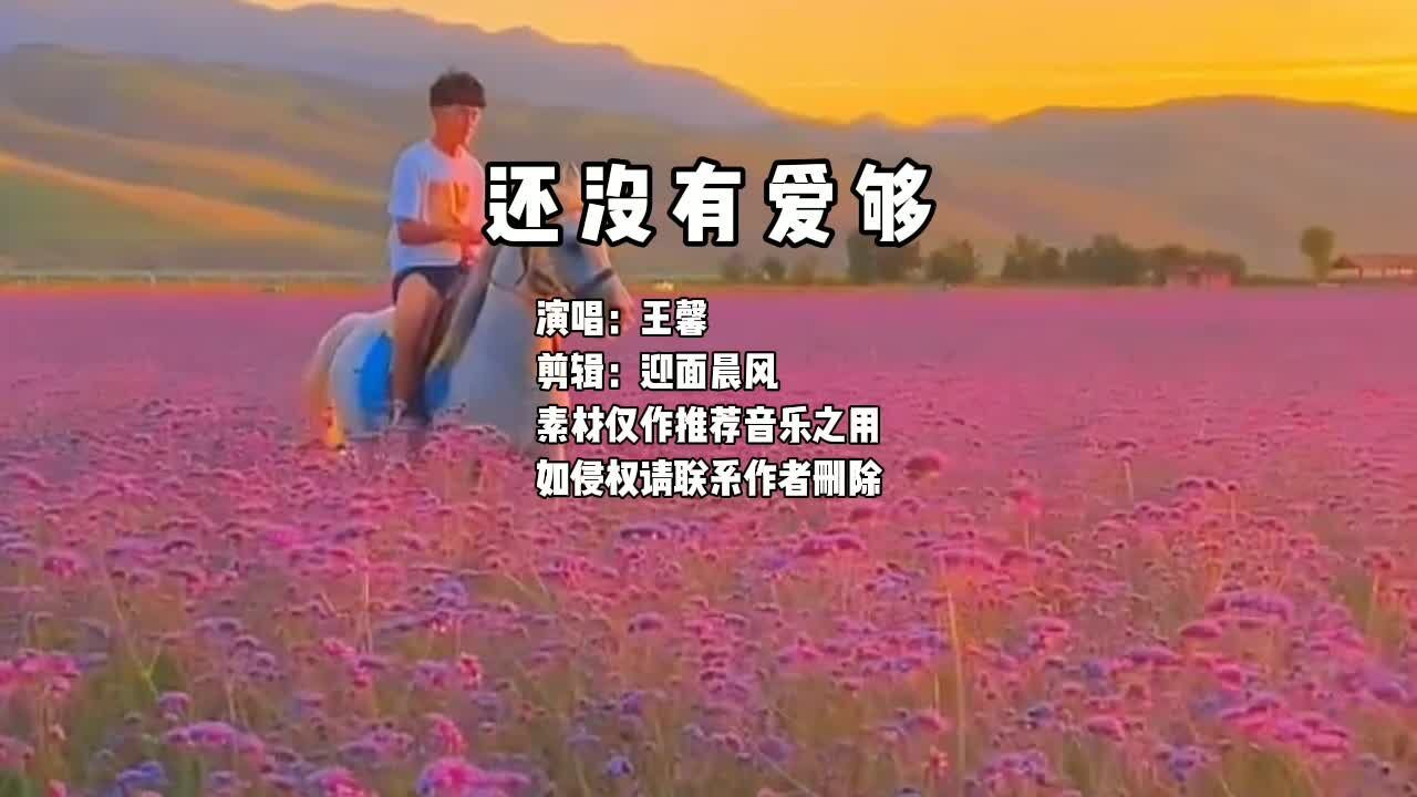 王馨一首《还没有爱够,唱出了多少人的难舍之情