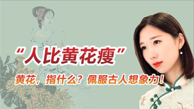 李清照“人比黄花瘦”中的黄花,指的是什么?佩服古人想象力!