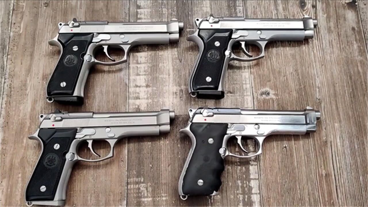 意大利伯莱塔92fs手枪,美军的制式手枪,命名m9,从此一枪走红