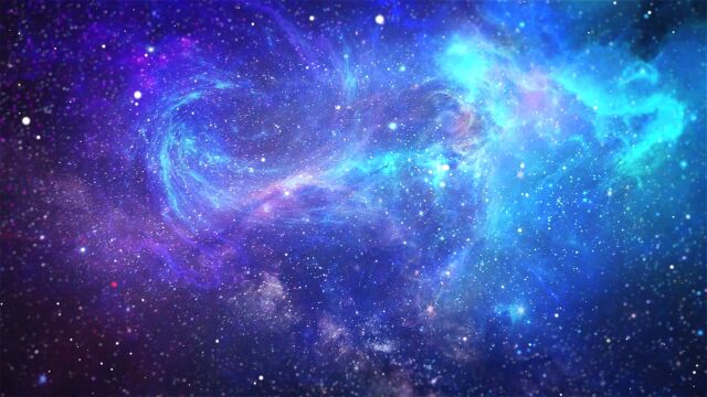  唯美梦幻宇宙银河系星球星云星星星辰动态背景视频 (2)