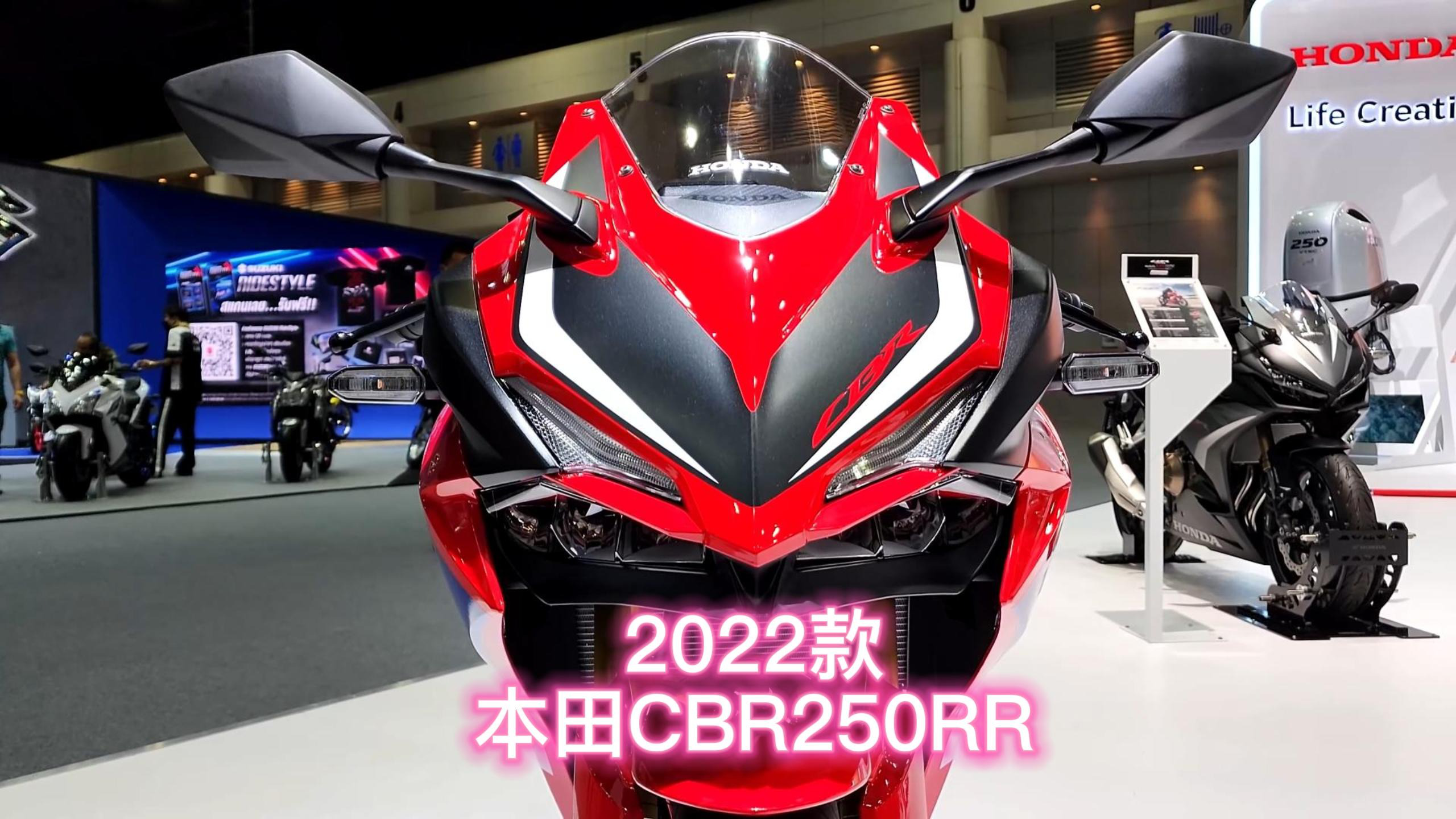 摩托车展:2022款本田cbr250rr