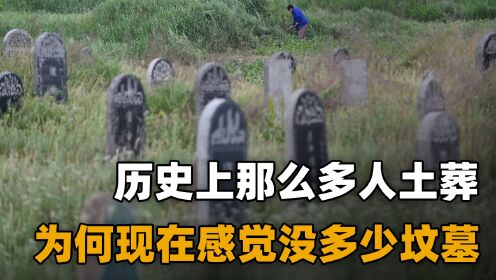 历史上，中国死了那么多人都是土葬，为什么没感觉有那么多坟墓？
