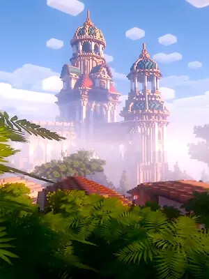 这样的城堡谁不想拥有#我的世界 #我的世界画质