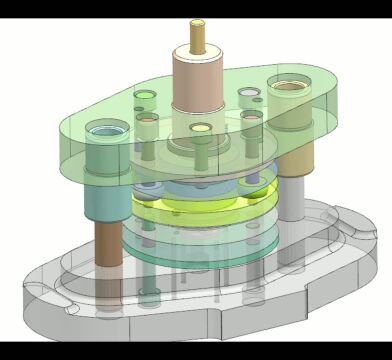 多功能折页机设计 ug注塑冲压模具设计画Solidworksw机械夹具proe三维建模cad