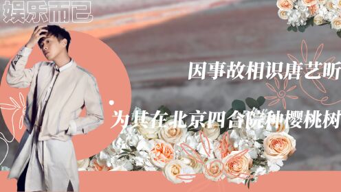 因事故相识唐艺昕，为其在北京四合院种樱桃树