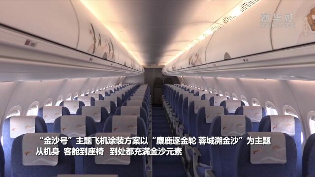 “金沙号”彩绘国产民机ARJ21交付成都航空