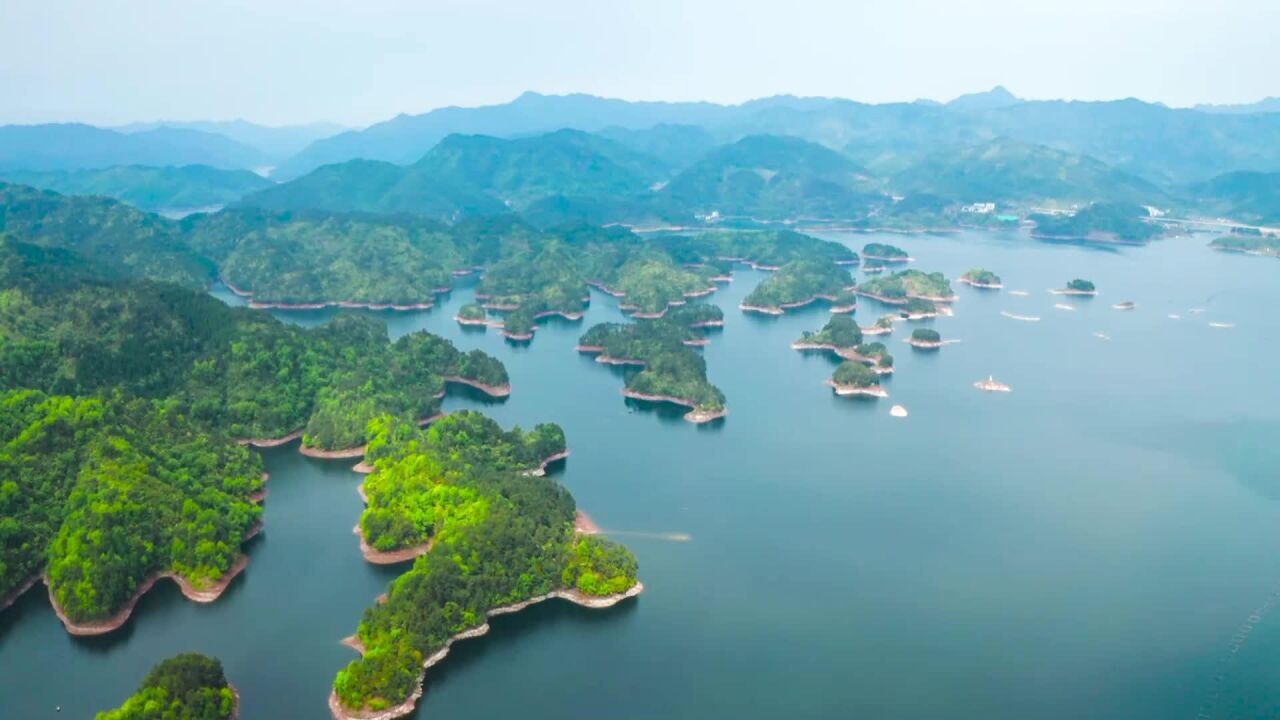 浙江省杭州市淳安縣千島湖自然風光山水風景姚青春