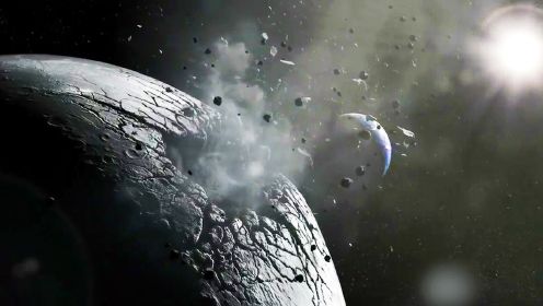 月球39天内撞地球，70亿生灵命悬一线，毁灭源头是颗小石头，科幻