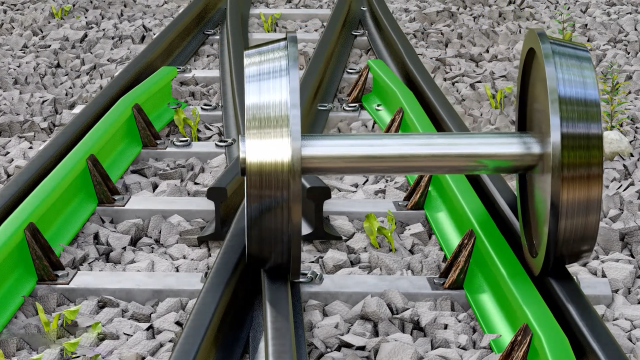 火车是如何实现变轨的?3d动画演示其过程,涨知识了!