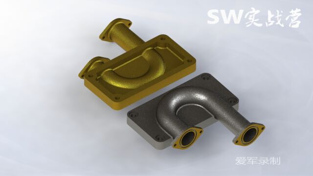 SolidWorks教程SW实战营绘制一个带壳体的圆管建模过程