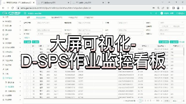 SPSPC端大屏可视化DSPS作业监控看板
