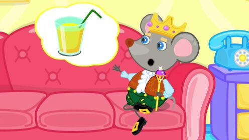小老鼠一家动画系列：下棋的小老鼠兄妹