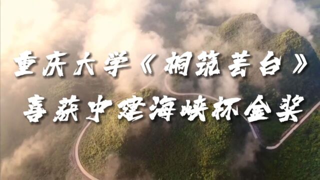 重庆大学《桐筑芸台》获“中建海峡杯” 第九届海峡两岸大学生实体建构大赛金奖