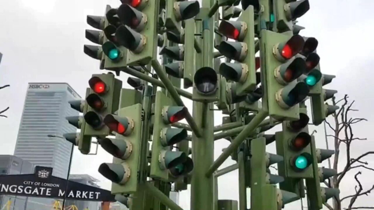 不同国家的红绿灯,印度机器人指挥交通,中国新国标红绿灯看懵了_腾讯视频