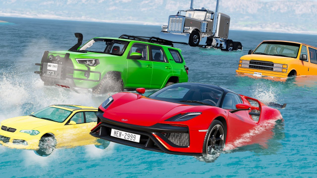 【beamng】汽车在水中的测试