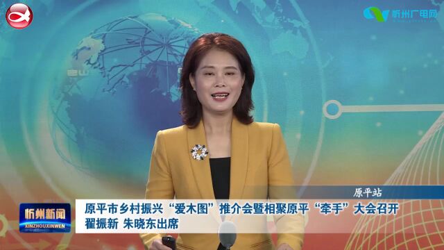 原平市乡村振兴“爱木图”推介会暨相聚原平“牵手”大会召开 翟振新 朱晓东出席