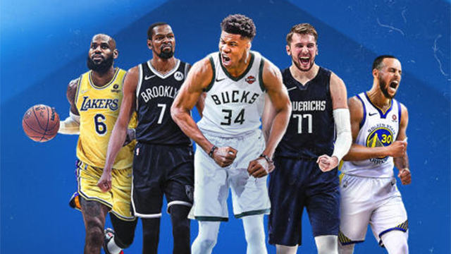 美媒公布nba新赛季top20球星榜:字母哥居首 詹姆斯第七
