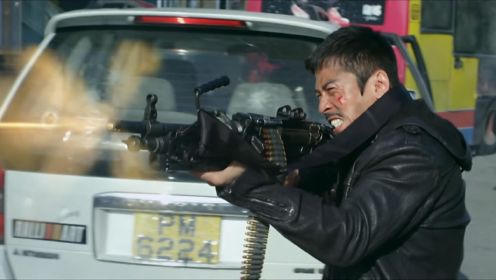 盘点香港警匪片中的街头悍匪，街头枪战从没输过，经典枪战，男人必看！
