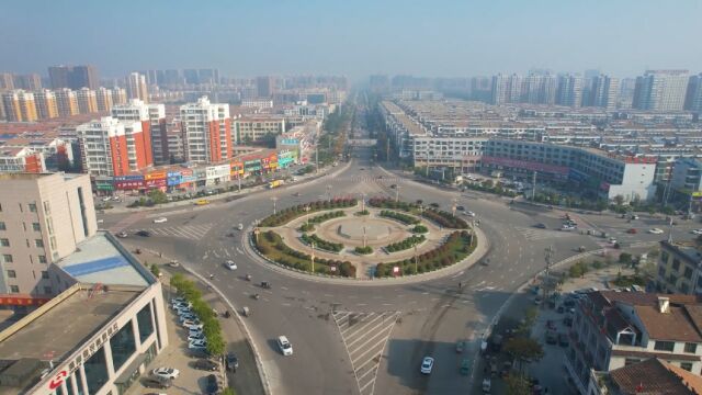 河南宁陵县永乐路美丽街景街拍