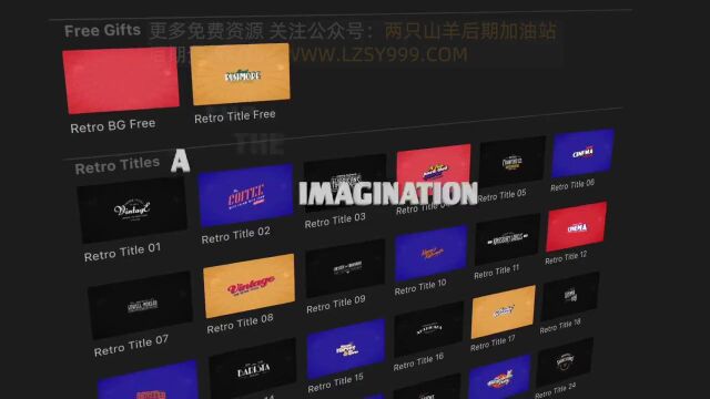 fcpx插件 32组设计精美复古标题动画模板 支持M1M2 Retro Titles