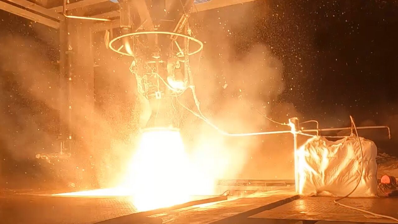天火十二110t高性能液氧煤油火箭发动机首次全系统热试车圆满成功_2_腾讯视频