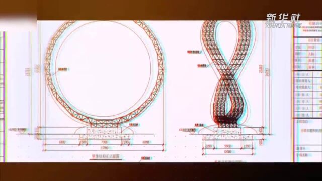 卡塔尔世界杯会徽27米巨型雕塑 在“世界工厂”东莞制造