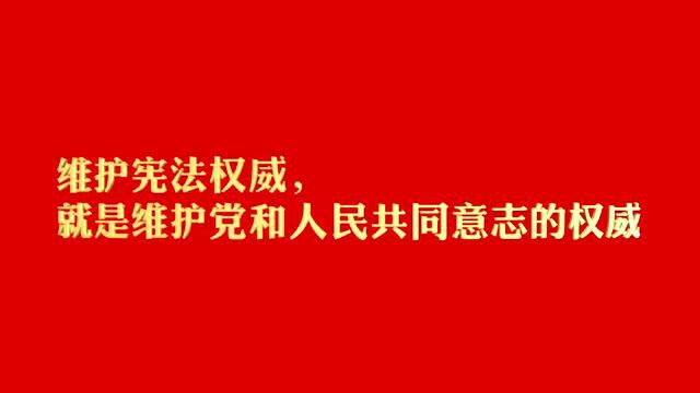 维护宪法权威,就是维护党和人民共同意志的权威