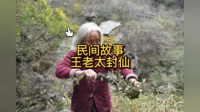 民间故事(王老太封仙)