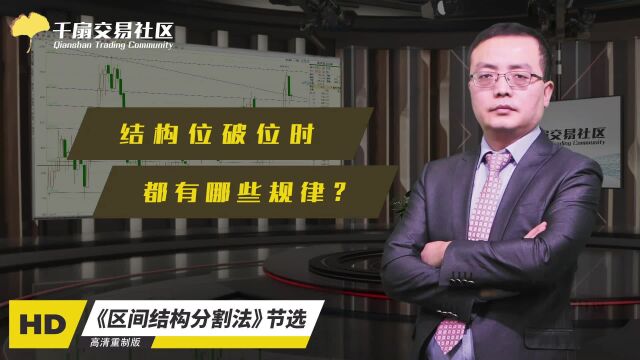 外汇交易策略:结构位破位时都有哪些规律?