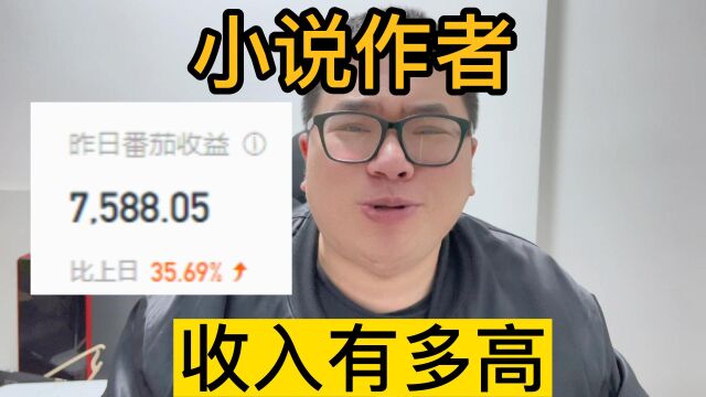 小说作者这个收入,相亲有市场吗?