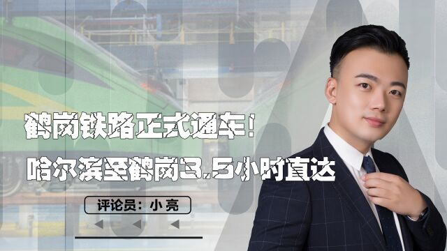 鹤岗铁路正式通车!哈尔滨至鹤岗3.5小时直达