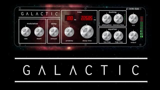 Cherry Audio Galactic Reverb 银河数字算法混响效果器插件宣传片