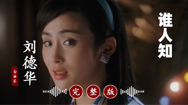 超好听!刘德华的冷门歌曲《谁人知》完整版