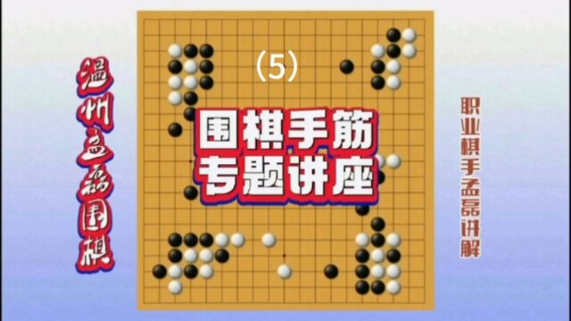 温州孟磊围棋职业棋手孟磊老师手筋讲座5