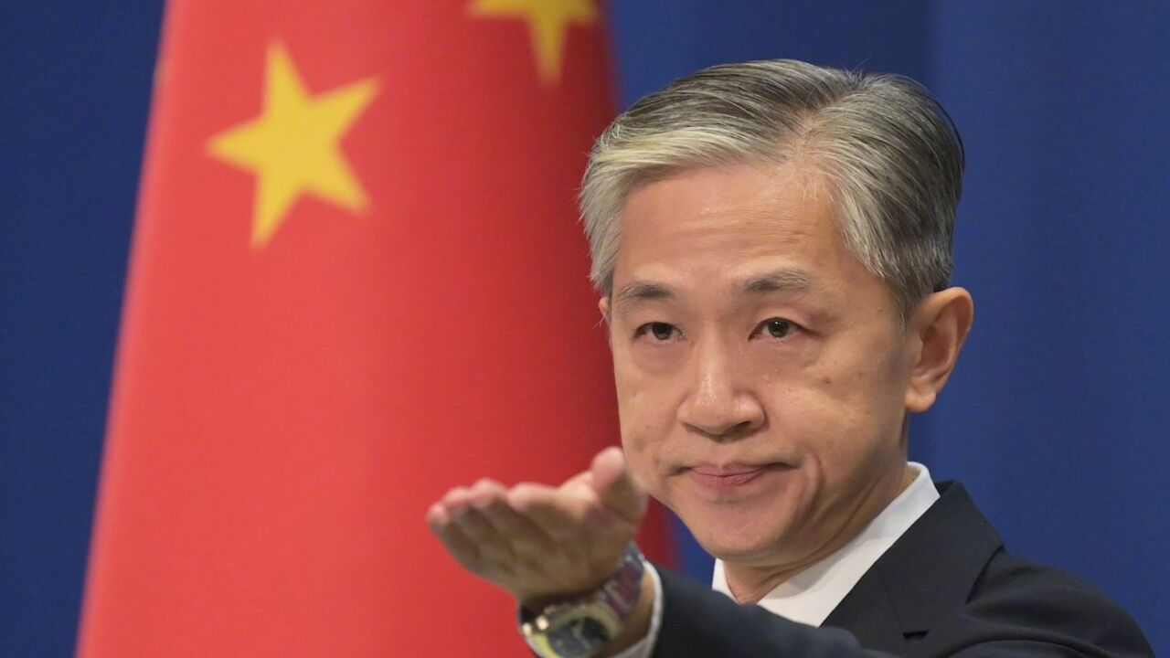 外交部再回应美武力袭击中国民用无人飞艇：小心用力过猛闪了腰_高清1080P在线观看平台_腾讯视频