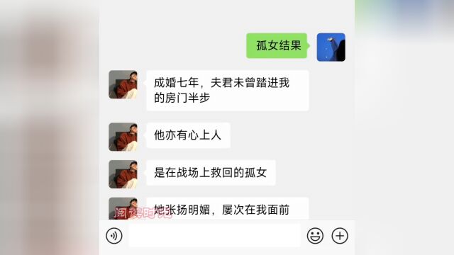 小说《孤女结果》