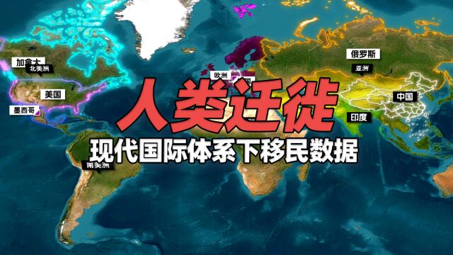 人类迁徙史是如何塑造这个世界?现代国际体系下有趣移民数据