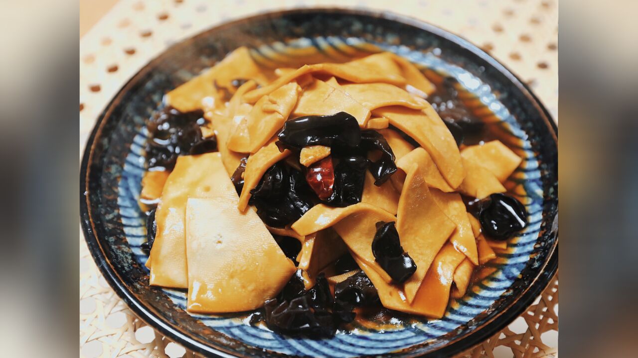 常州特色美食横山桥百叶,这样制作滑嫩又下饭,一盘不够吃