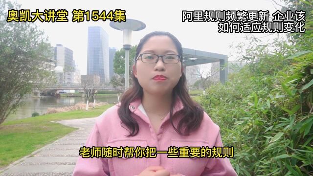 1544 阿里规则频繁更新 企业该如何适应规则变化