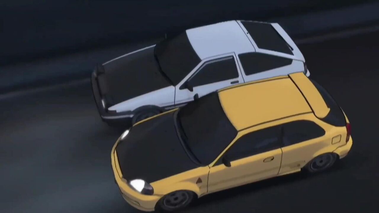 《头文字d》 ae86 vs ek9 - 这还是拓海的那辆豆腐车么