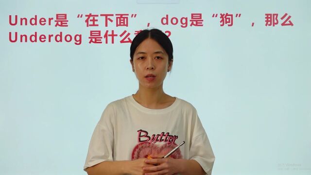 underdog是什么意思,快来看看你理解对了吗?80%的人都解释错了