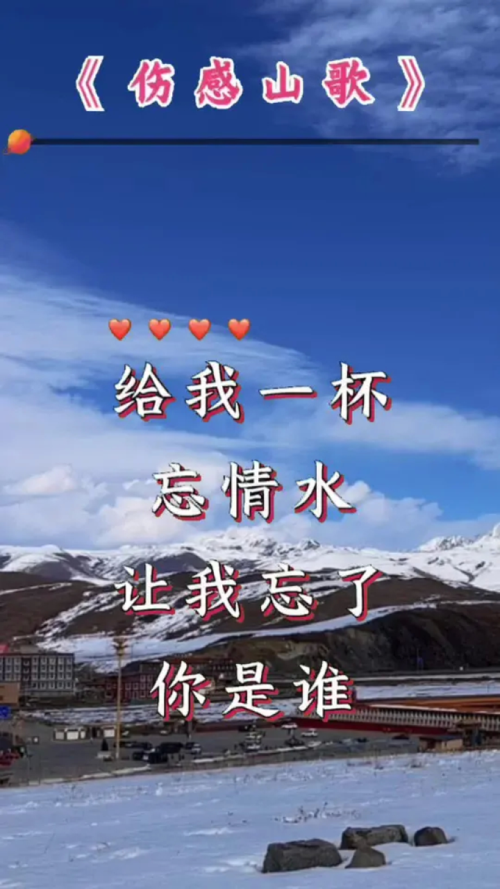 给我一杯忘情水