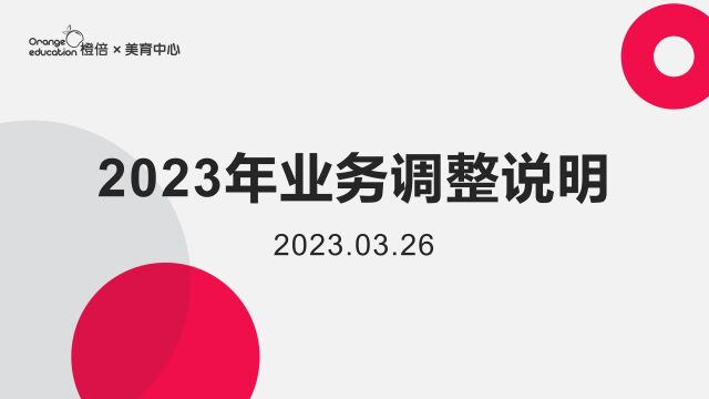 2023年业务调整说明(20230326)